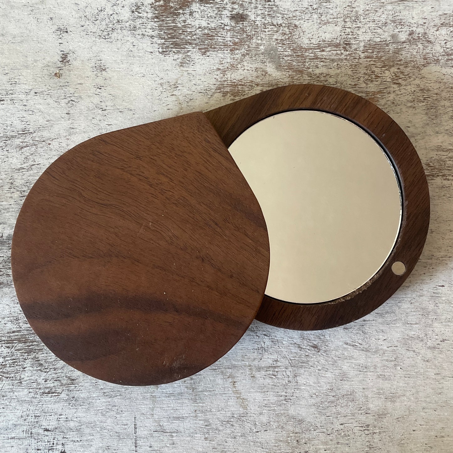 Wooden Travel Mirror